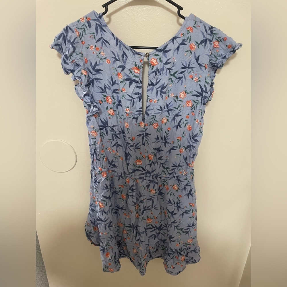 ✨American Eagle Floral Romper Size L - Picture 7 of 9